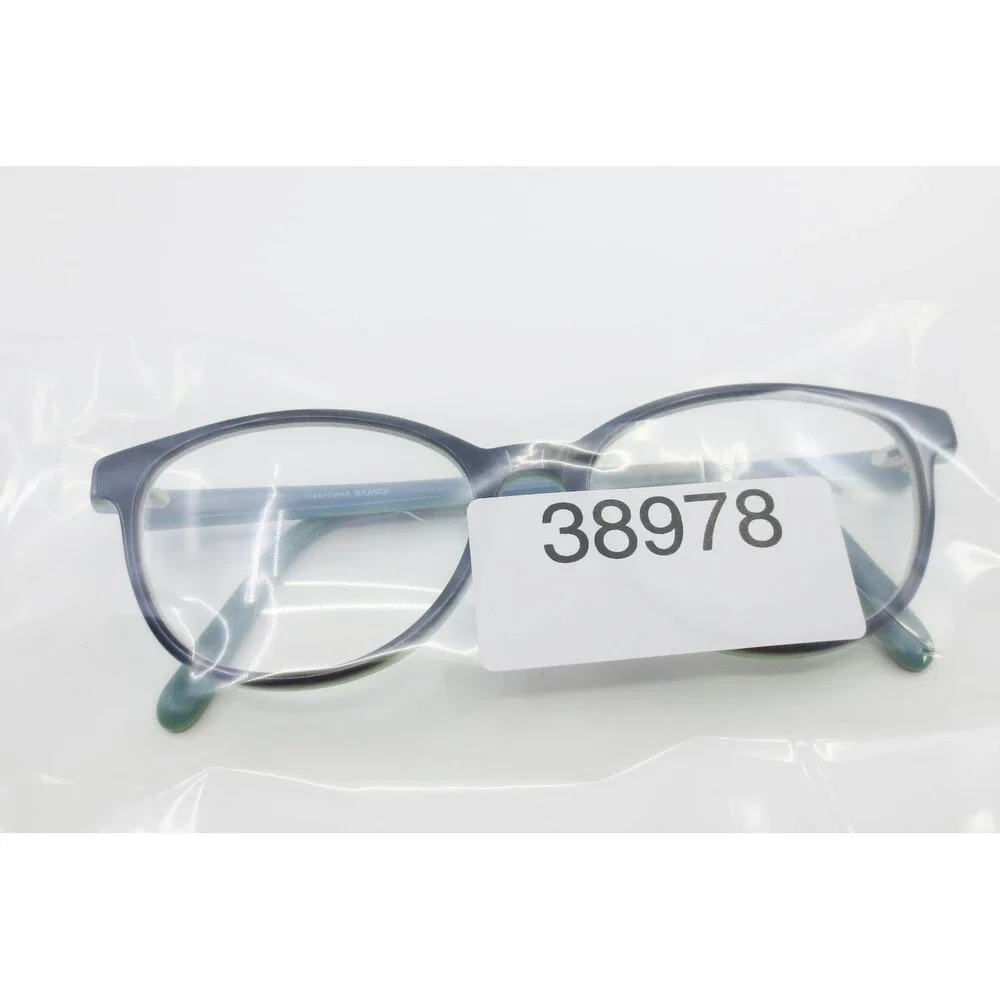 Heartland Brandi Eyeglasses Navy Blue Green Cat Eye Frames 52-16-135 38978
